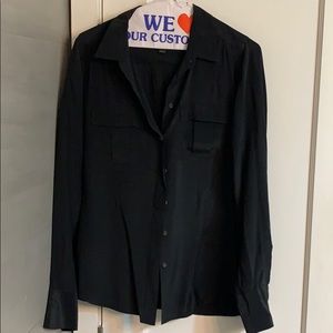 J Crew silk button down shirt blouse